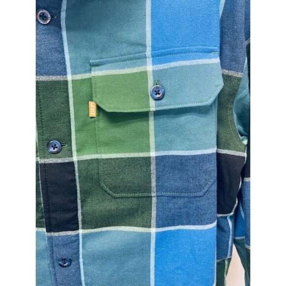 Levi’s Gold Tab Men’s Plaid Jackson Flannel Worker Over Shirt Size M NWT - Picture 3 of 11